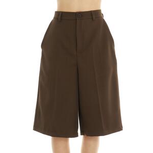 PANTALONE BERMUDA MARRONE